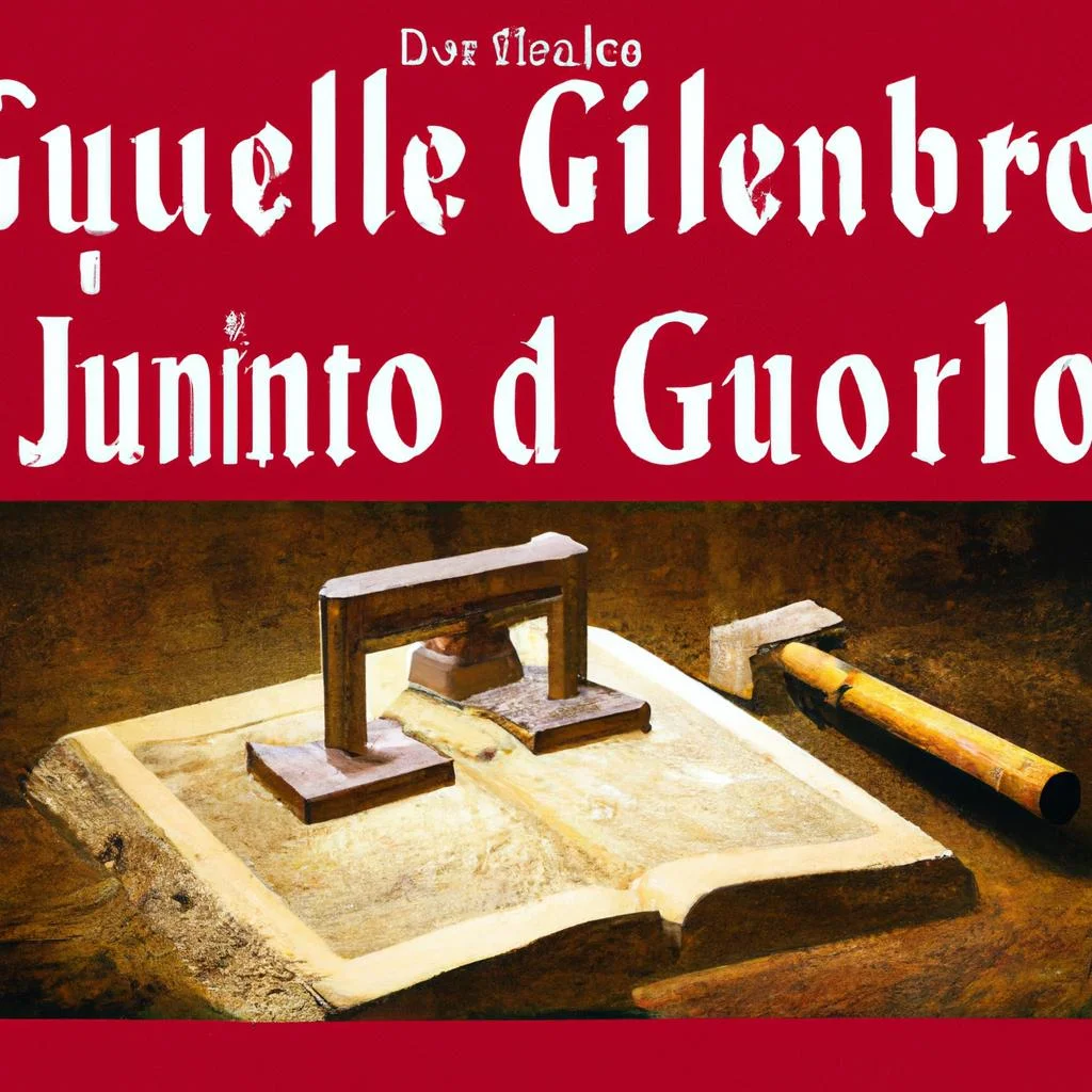 La Revolución de la Imprenta: El Impacto de Johannes Gutenberg en la Historia