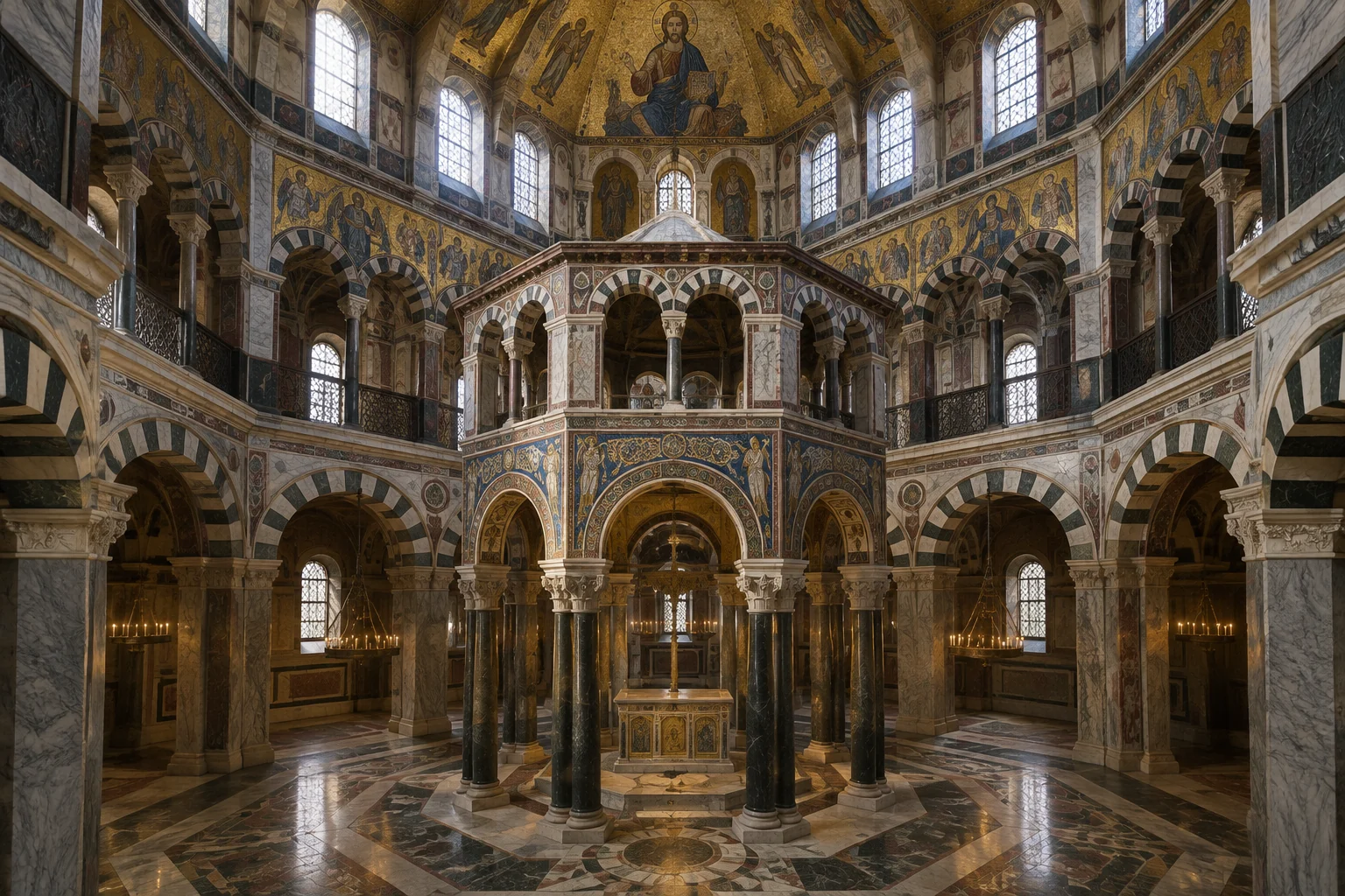 Carlomagno: el gran emperador de Europa en la Edad Media 8 Capilla Palatina de Aquisgrán asociada a Carlomagno