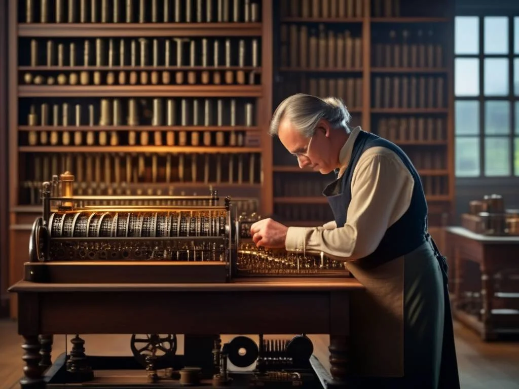Invención de la Máquina Calculadora: El Avance Tecnológico que Cambió la Era de la Revolución Industrial