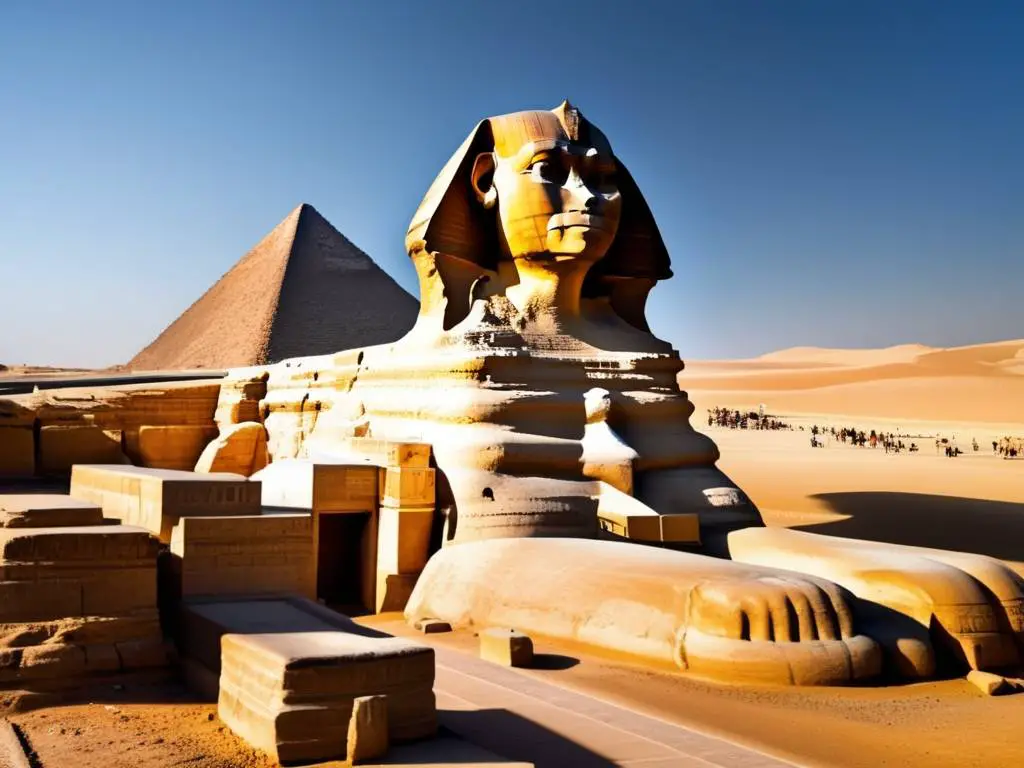 La Esfinge de Giza: Emblemático Monumento de la Antigua Civilización Egipcia