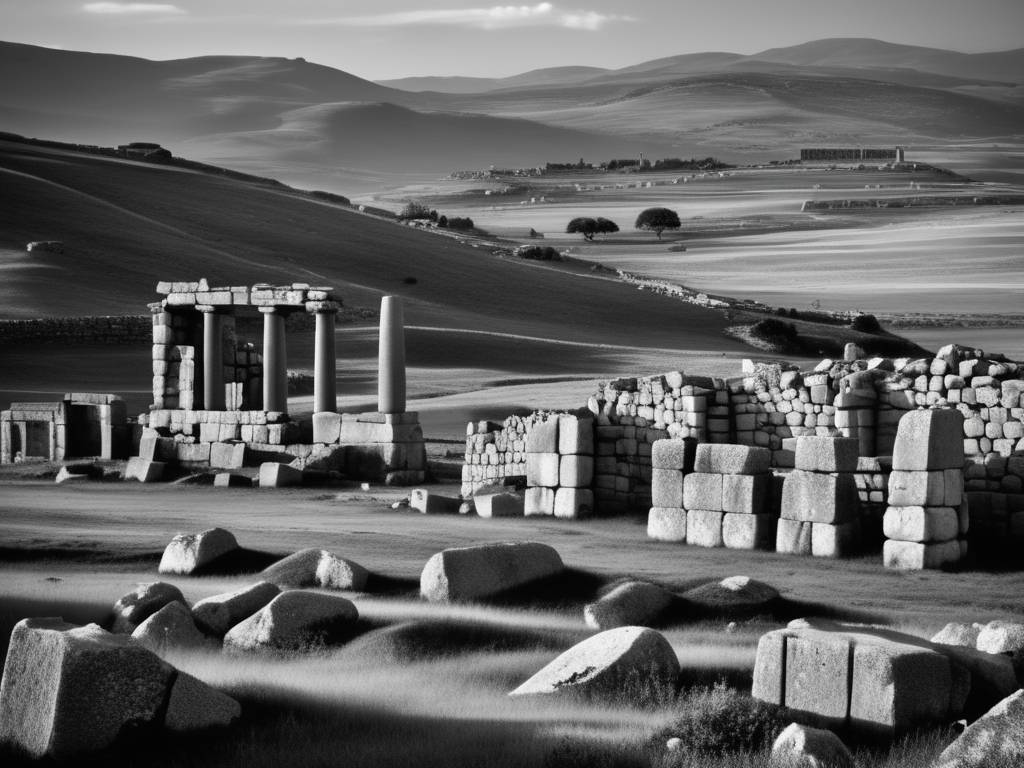 Ruinas de Hattusa, capital hitita, muestra la grandeza y detalle de la antigua ciudad